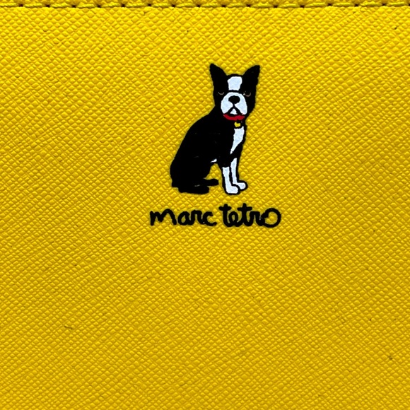 Marc Tetro French Bulldog Boston Terrier Clutch In Excellent Used Condition! EUC